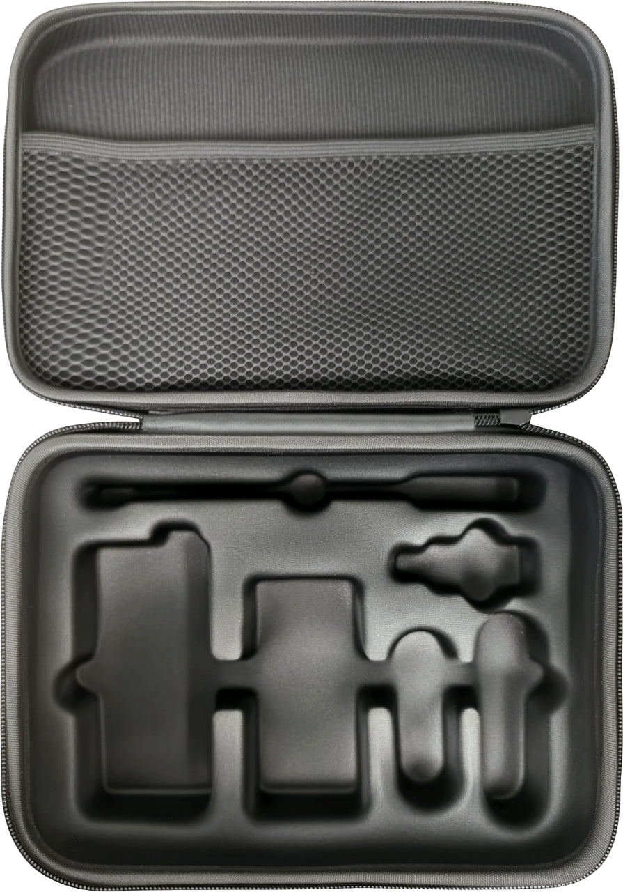 Ham radio / GMRS radio Case Holder for A36plus/A36SE, Walkie Talkie Hard Storage Carrying Box for Rechargeable Batteries, Charger and Headset, Black (Bag Only)