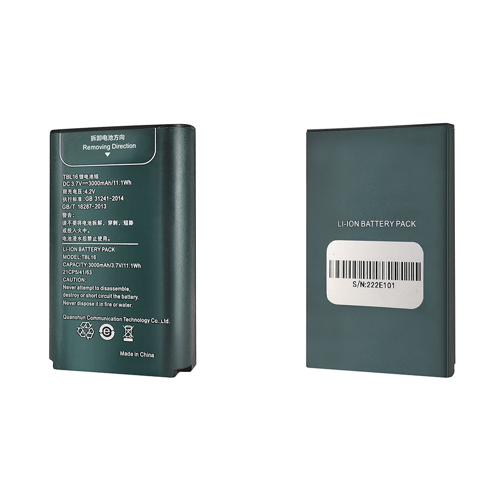 TBL16 High Capacity Li-ion Battery Pack of 1 series