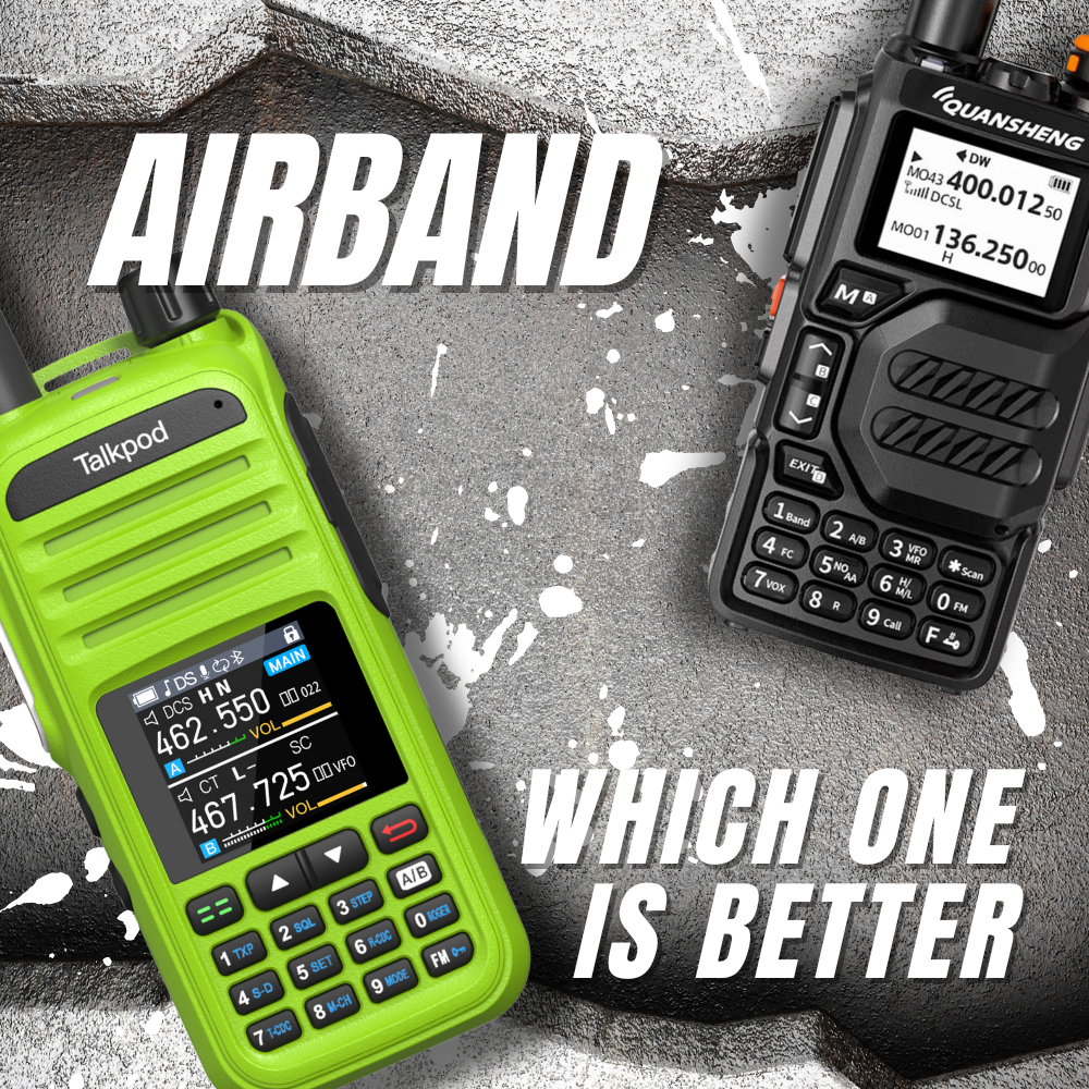 Talkpod A36 Pro and Quansheng UVK5: A Comparative Study on AM Airband Reception